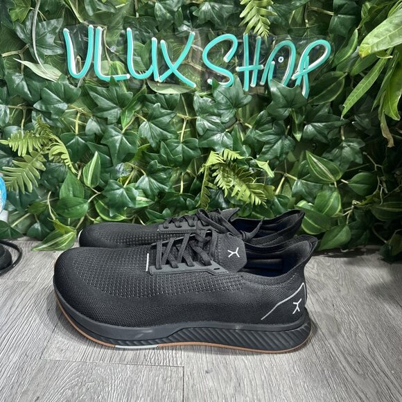 Flux Adapt Run Black Gum Men 12.5 Running Athletic Walking Knit Shoes main image 7